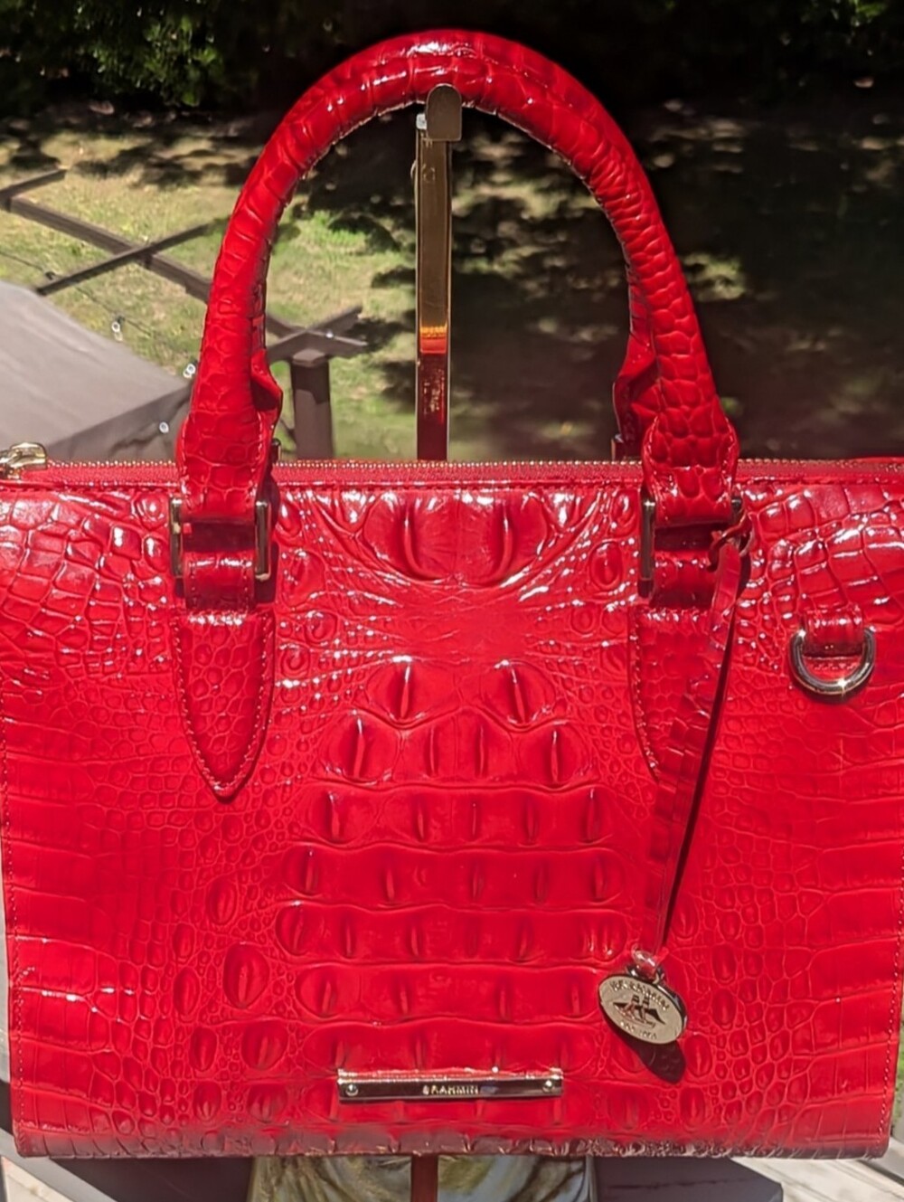 Brahmin Anywhere Convertible in Red without strap